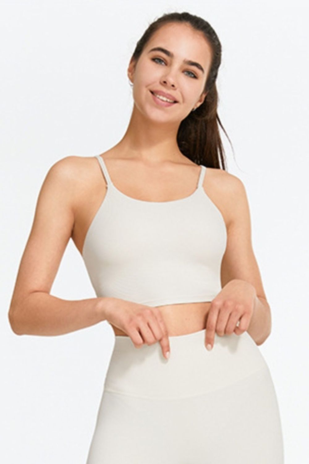 Breezy and Supportive: Spaghetti Strap Active Cami