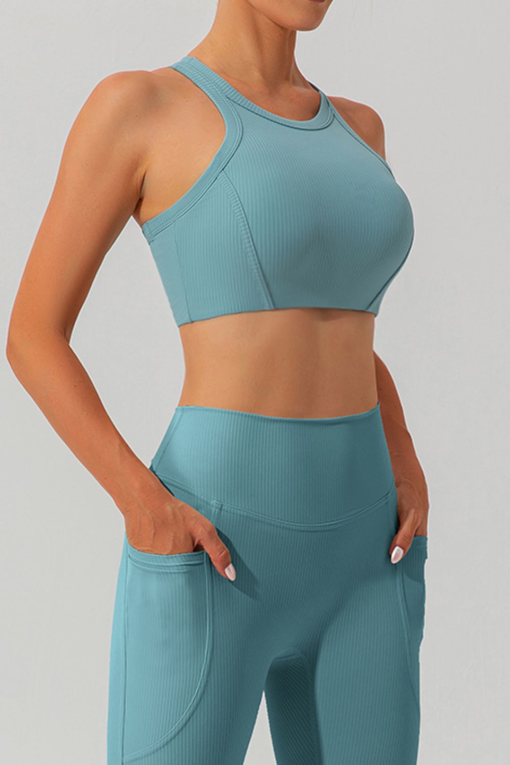 Freedom of Movement and Comfort: Round Neck Racerback Active Tank