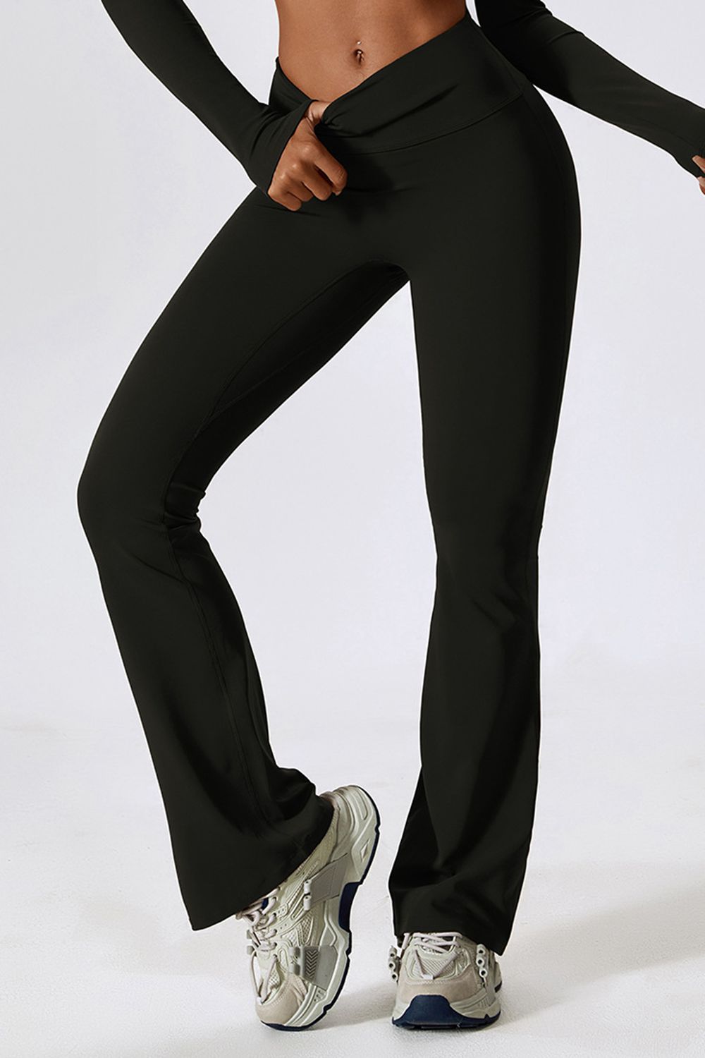 Wide Waistband Sports Pants