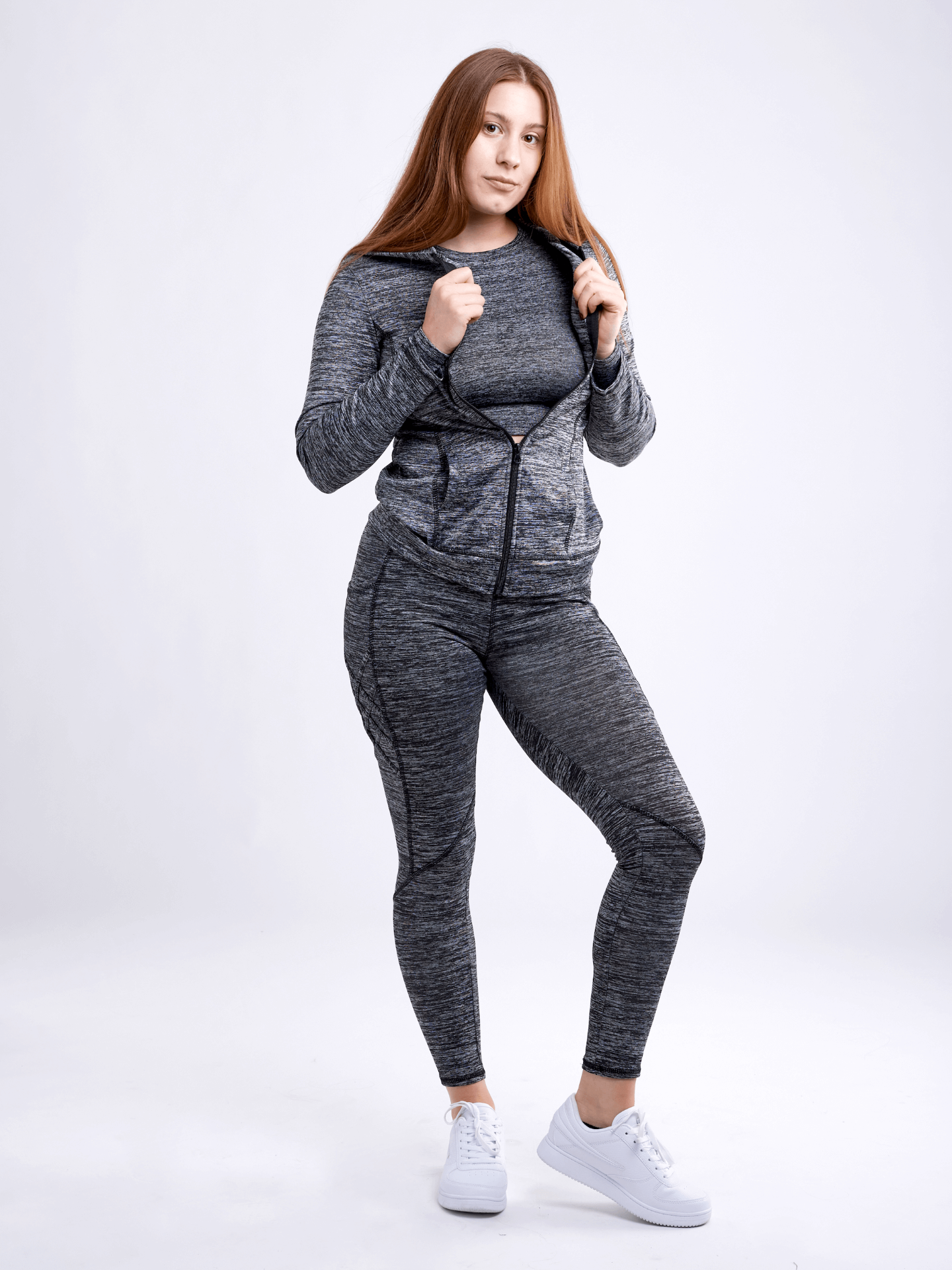 High-Waisted Criss-Cross Training Leggings with Hip Pockets