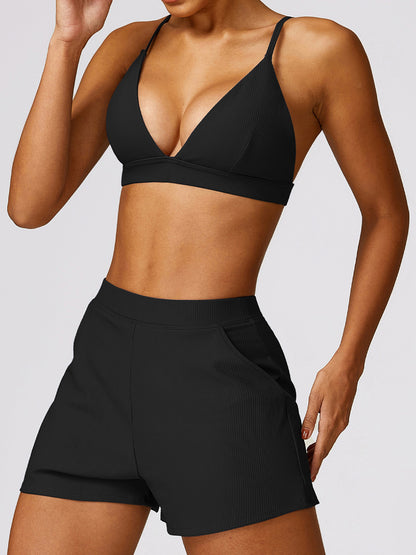 Spaghetti Strap Active Bra