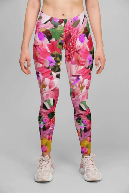 Experience Nature's Beauty with Alpine Flower Leggings