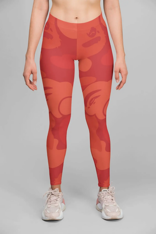 Virgin Teez- Alpine Red Retro Legging