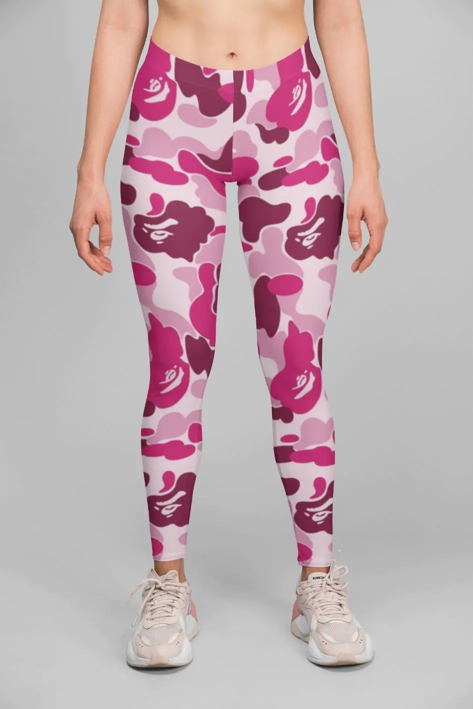 Virgin Teez - Alpine Pink Pattern Legging