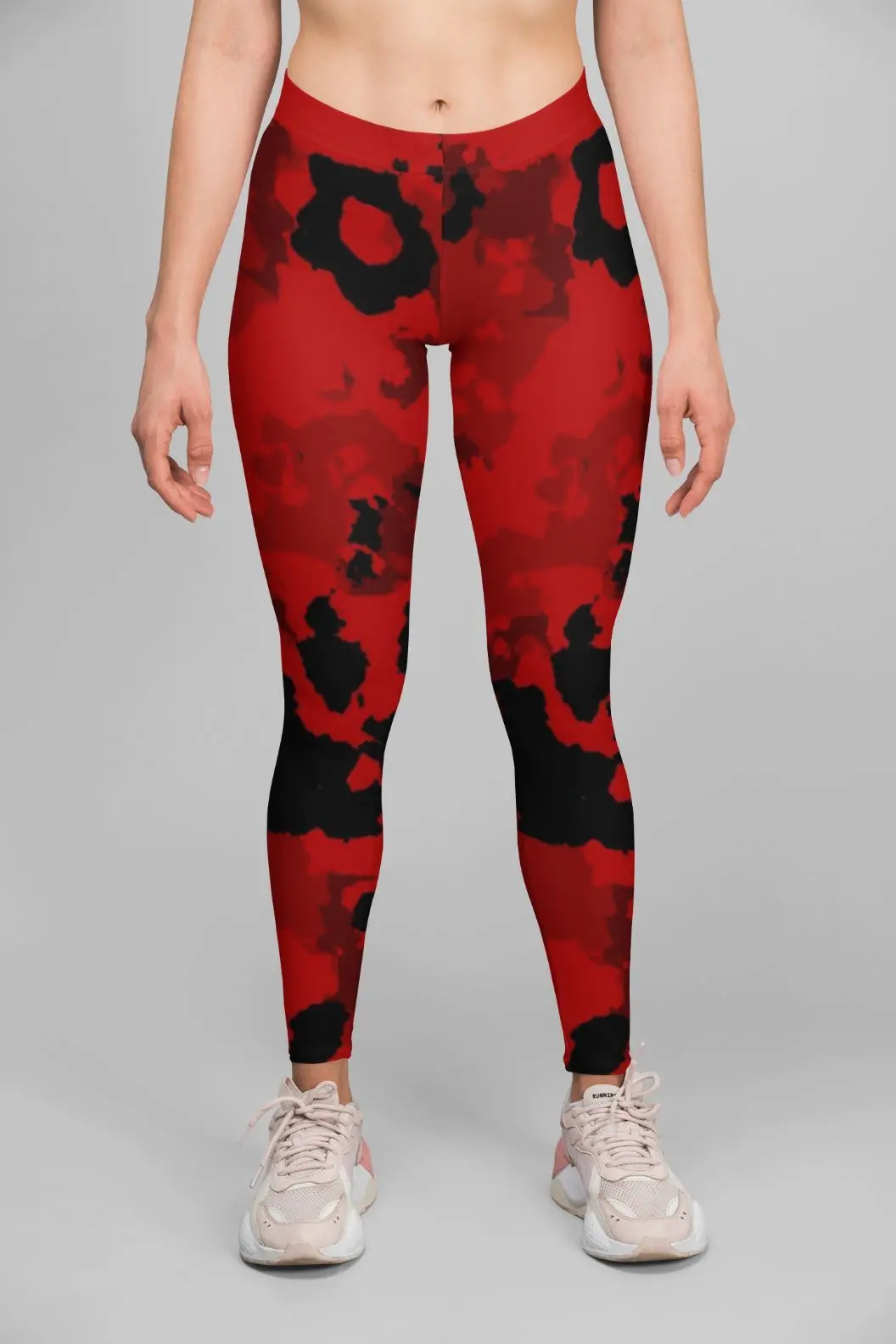 Fire Abstract Design Legging