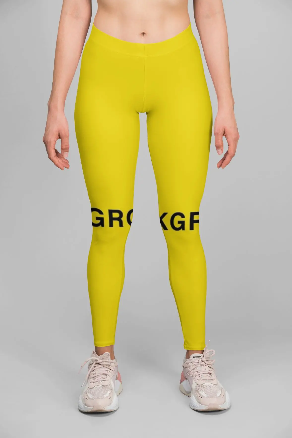 Virgin Teez - Background Off-white Yellow Legging