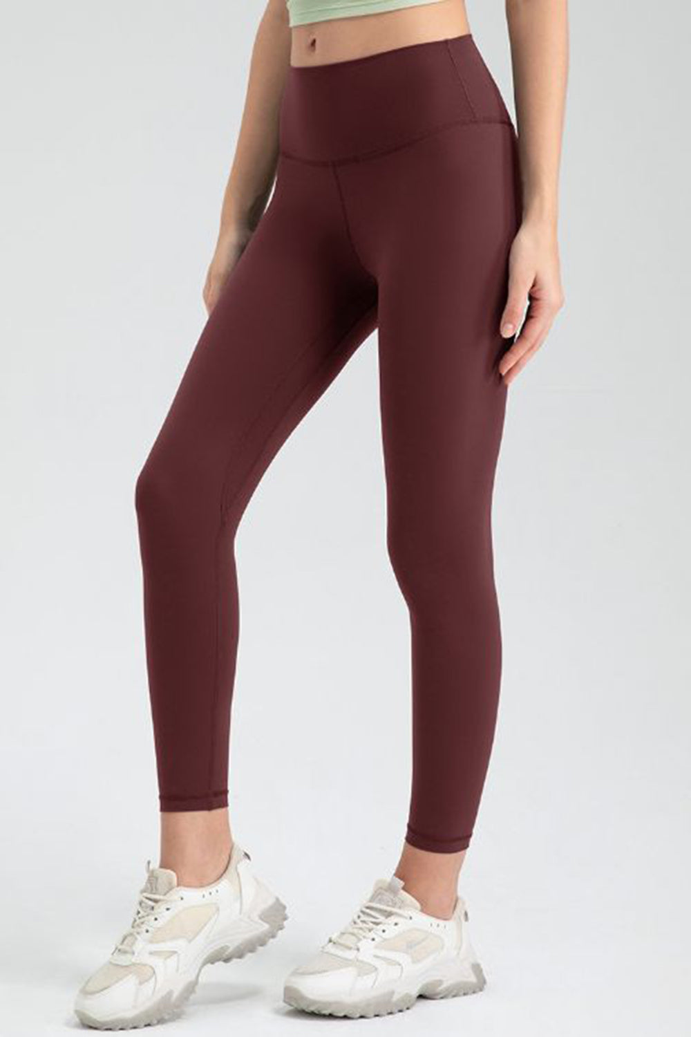 Wide Waistband Slim Fit Active Leggings