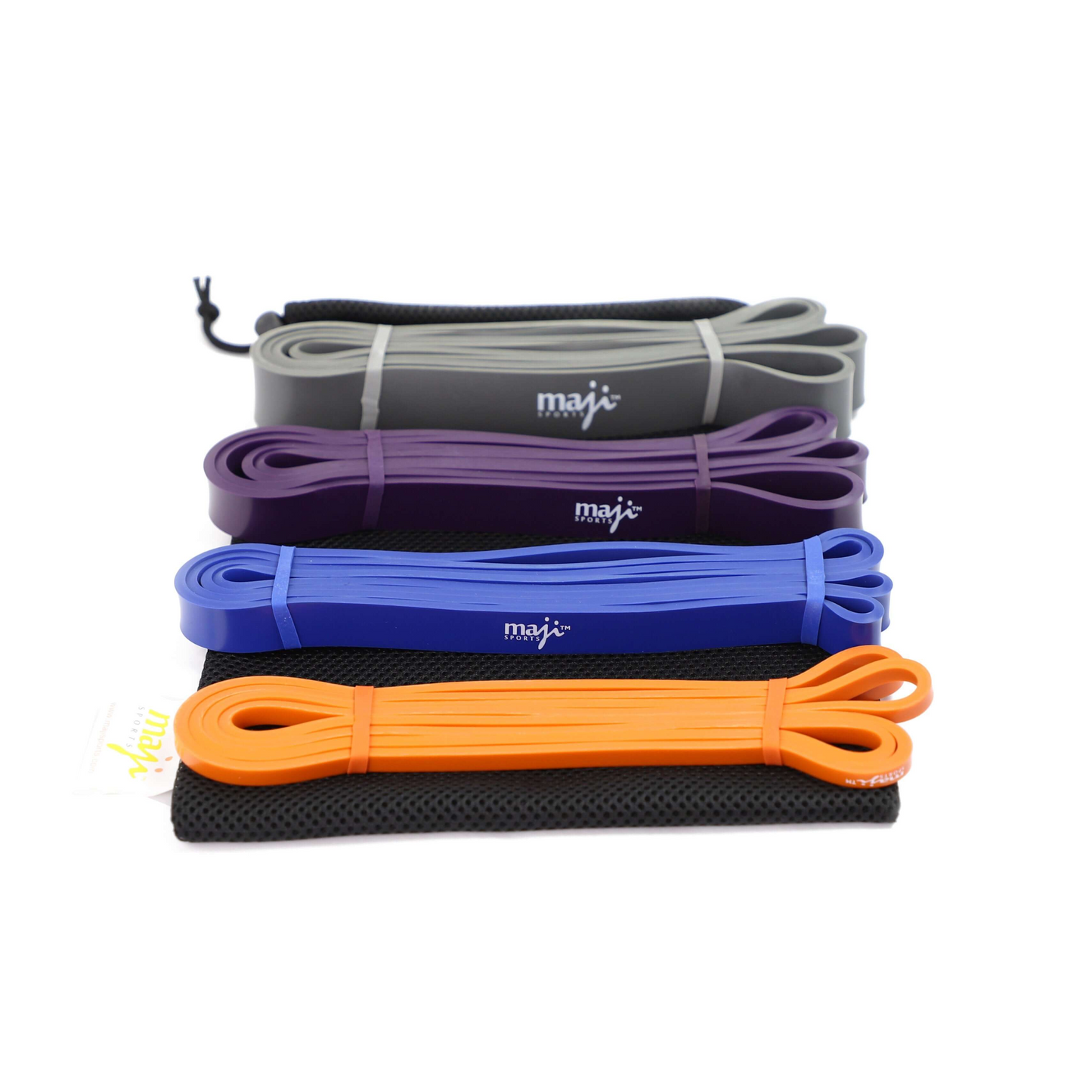 Maji Sports Pack Of Four Full Body Workout Super Bands