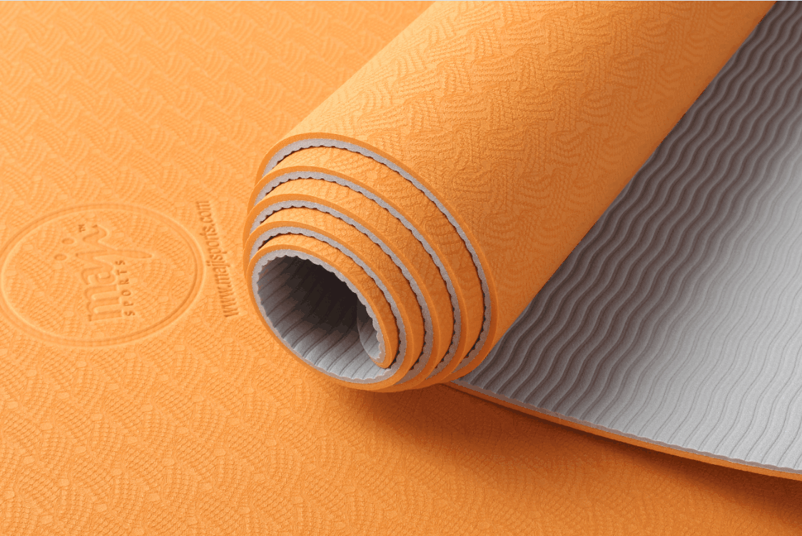 Maji Sports 2-Tone TPE Premium Yoga Mat