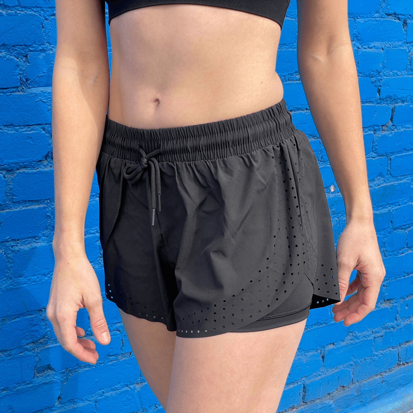 JupiterGear - Arielle Athletic Shorts with Built-In Compression