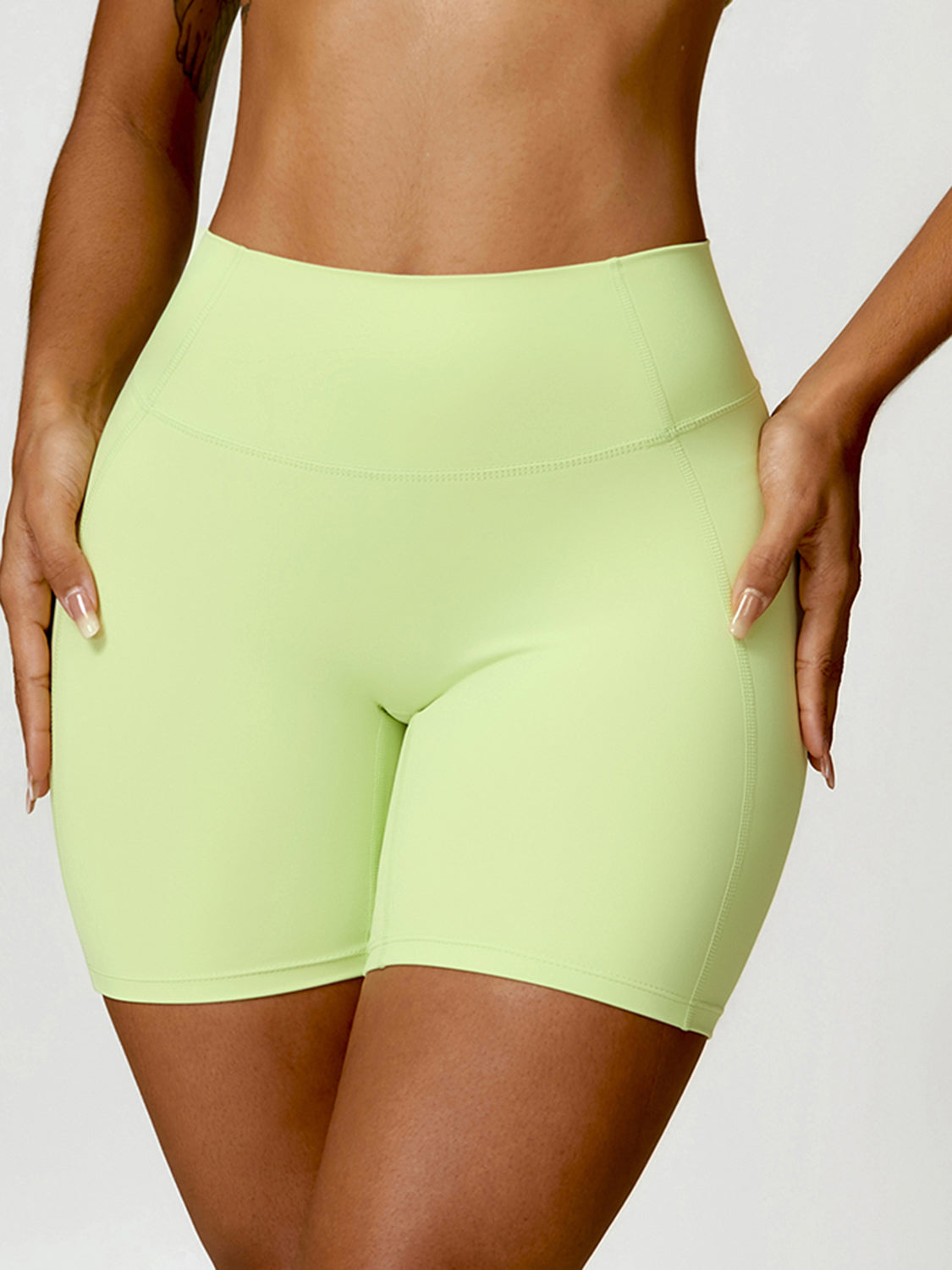 High Waist Active Shorts