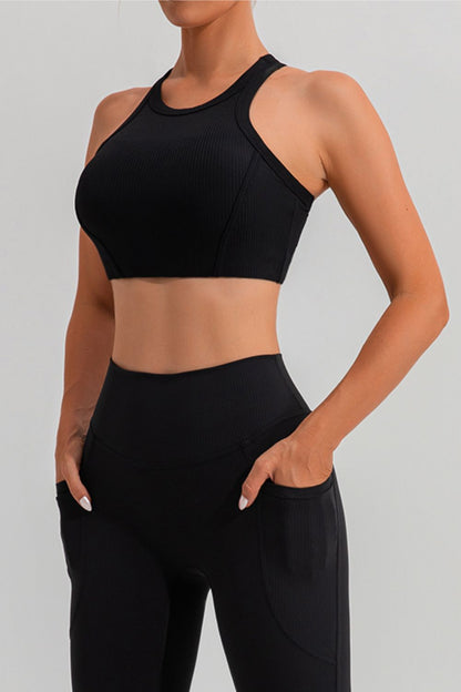 Freedom of Movement and Comfort: Round Neck Racerback Active Tank