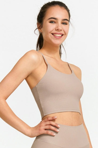 Breezy and Supportive: Spaghetti Strap Active Cami