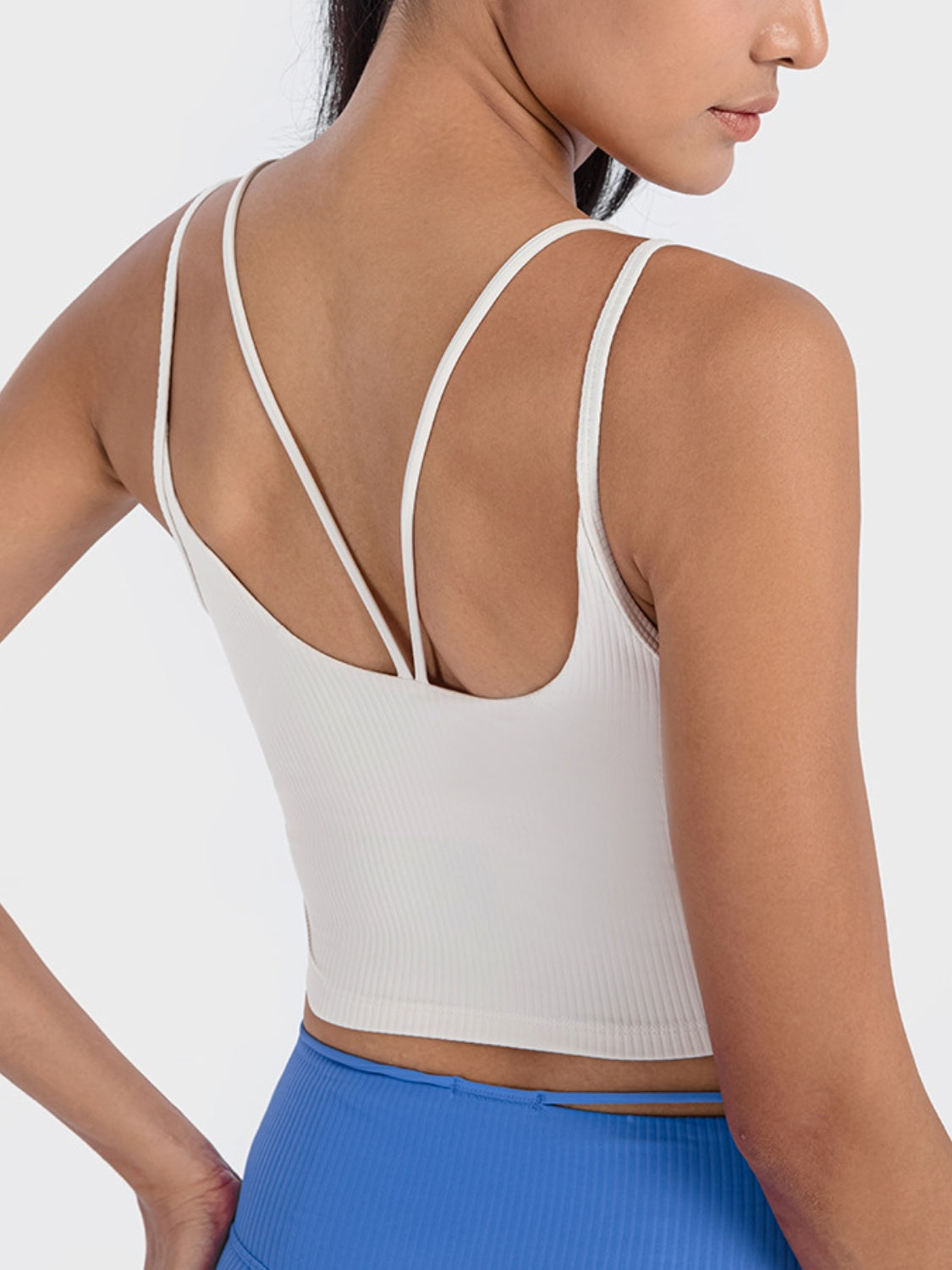 Double Strap Ribbed Sports Cami