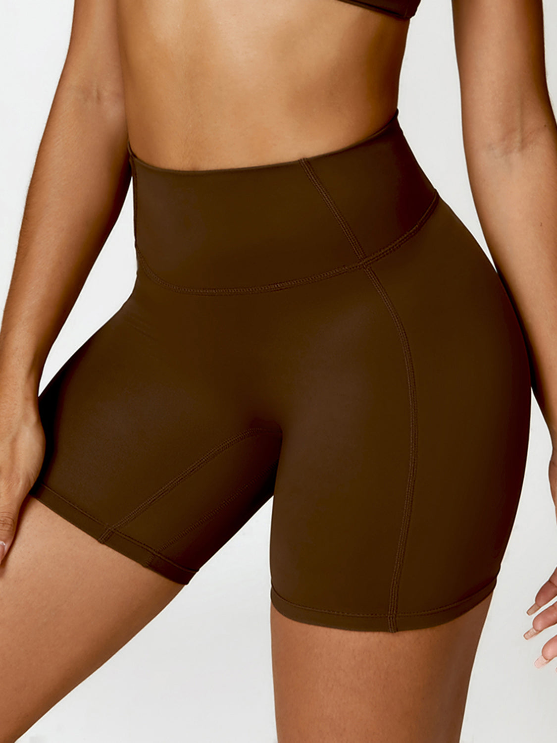 High Waist Active Shorts