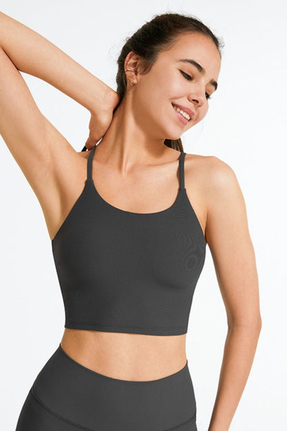 Breezy and Supportive: Spaghetti Strap Active Cami