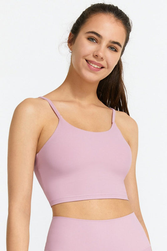 Breezy and Supportive: Spaghetti Strap Active Cami