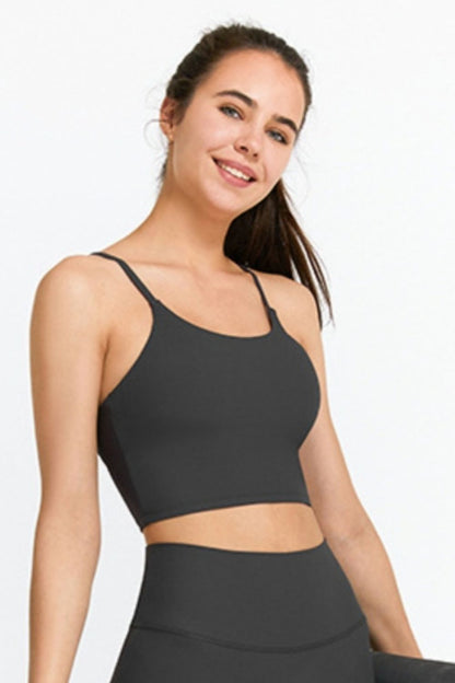 Breezy and Supportive: Spaghetti Strap Active Cami