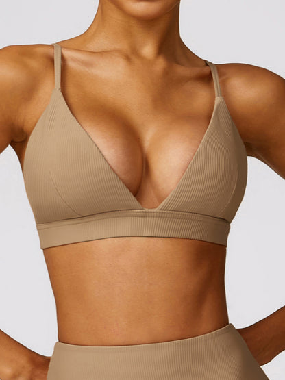 Spaghetti Strap Active Bra